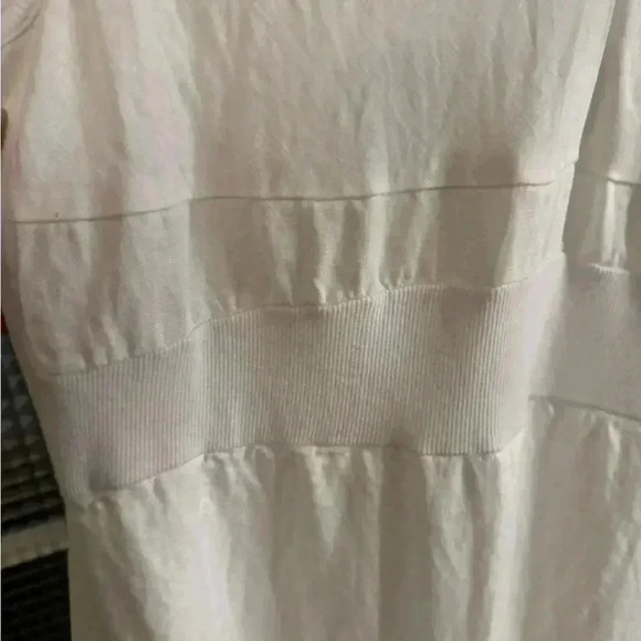 Grace elements white linen sleeveless summer dress size large - Picture 4 of 8